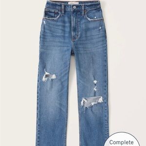 Abercrombie The Ankle Straight Ultra High Rise